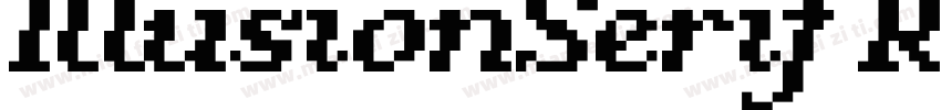 IllusionSerif Regularttf字体转换